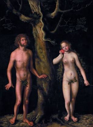 Adam et Ève  - Lucas Cranach