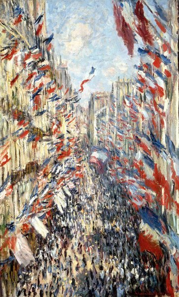 La rue Montorgueil - Claude Monet
