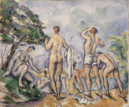 Paul Cézanne, Baigneurs, 1890-1892 Huile sur toile, 54,3 x 66 cm, Saint Louis, Saint Louis Art Museum,