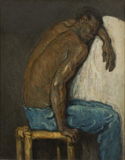 Le Nègre Scipion - Paul Cézanne - 1866/68 - huile sur toile - 107 x 83 cm - Musée des Arts Sao Paulo