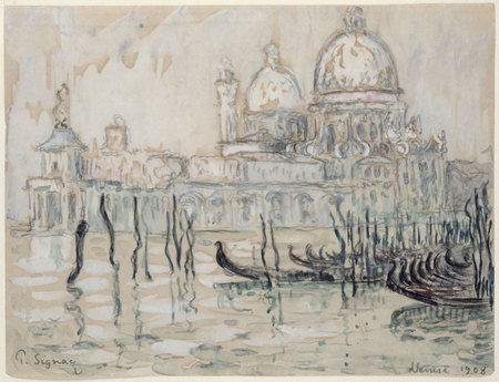 Venise - Signac - 1908 - Aquarelle - 1,2 x 25 cm - Musée Marmottan