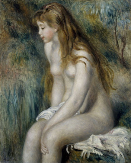 Baigneuse assise - Pierre Auguste Renoir - 1892 - huile sur toile - 81,3 x 64,8 cm - MMA New York