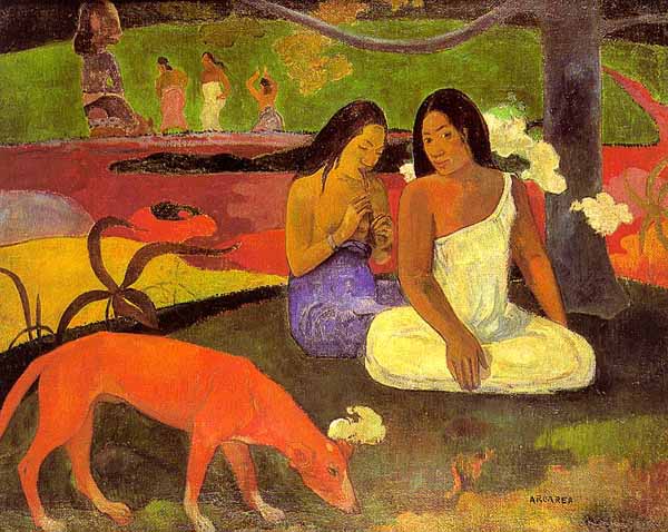 Gauguin - le chien rouge