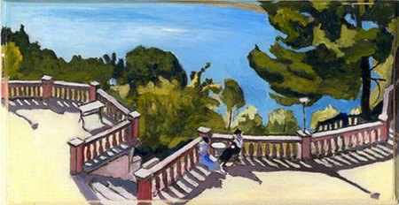 Terrasse &agrave; l'Estaque - Albert Marquet