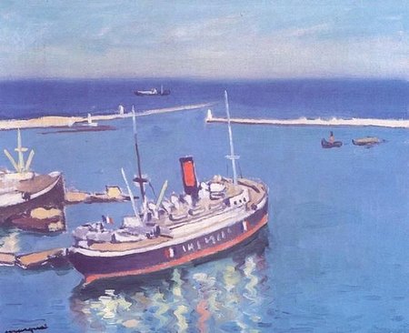 Alger, le port - Albert Marquet