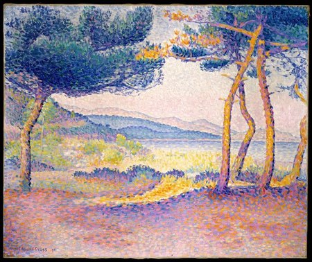 Pins sur la C&ocirc;te 1896 - 54 x 65 cm - MMA New York - Cross Henri Edmond