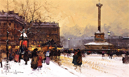 Place de la Bastille - Eug&egrave;ne Galien Lalou