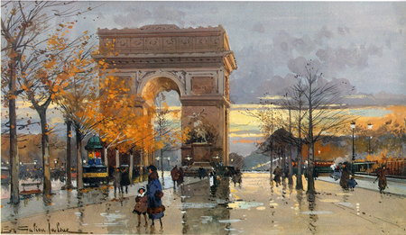 Arc de Triomphe &agrave; Paris - Eug&egrave;ne Galien Lalou