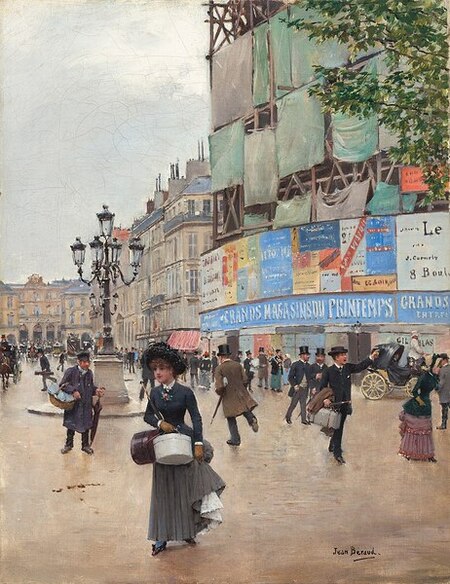 Rue du Havre ,Paris - 1882 - 35,2 x 27,3 cm - National Galery, Washington D.C