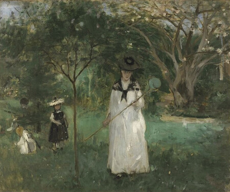 La chasse aux Papillons - 1874 - Mus&eacute;e d'Orsay