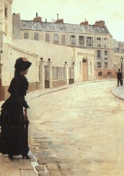 L'attente, rue Chateaubriand -56 x 39,5 cm - Mus&eacute;e d'Orsay - Paris