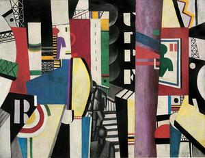 La Ville -1919 -Huile sur toile � 231,1 &times; 298,4 cm � Philadelphia Museum of Art, &Eacute;tats-Unis.