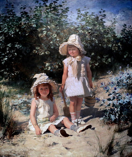 Les demoiselles van den Perre - 1896- Jan Verhas