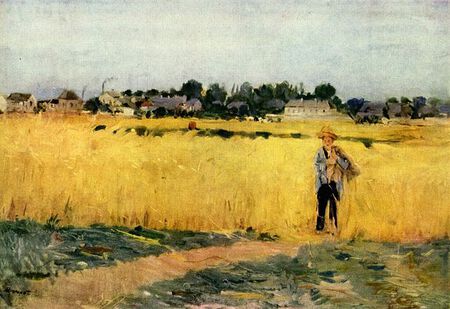 Dans les bl&eacute;s - 1875 - Mus&eacute;e d'Orsay