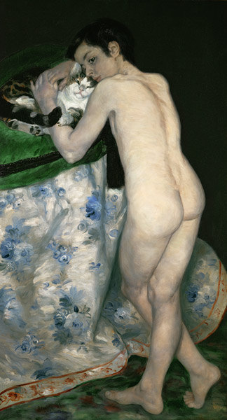 Gar&ccedil;on au chat noir - Pierre-Auguste Renoir