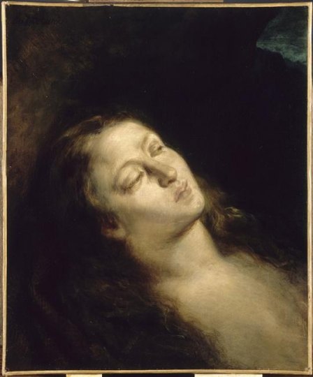 La Madelaine dans le d&eacute;sert - Eug&egrave;ne Delacroix