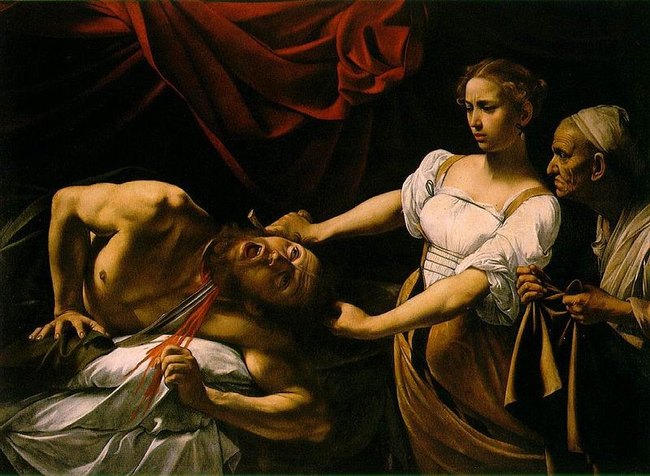 Judith d&eacute;capitant Holopherne  - Le Caravage