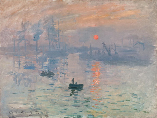 Impression soleil levant  - Claude Monnet