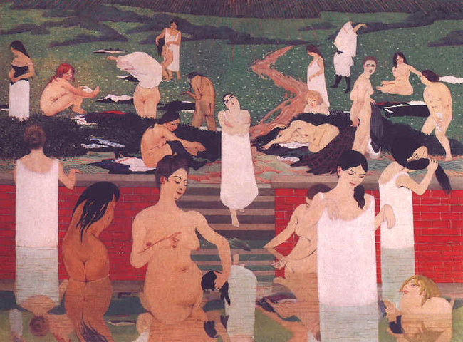 le bain au soir d'&eacute;t&eacute; -1893
