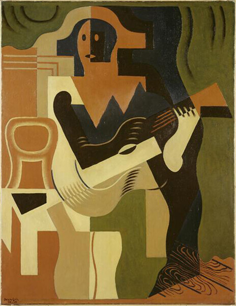 Arlequin &agrave; la guitare