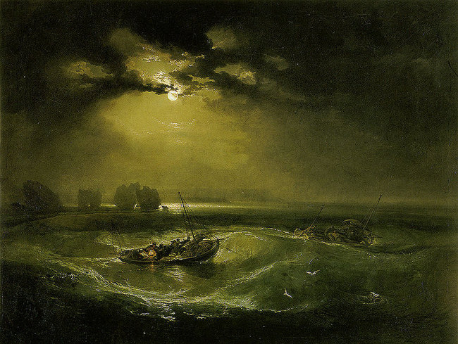 P&ecirc;cheurs en mer - William Turner