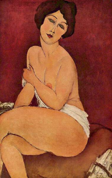 S&eacute;ance de nu f&eacute;minin - Modigliani Am&eacute;deo