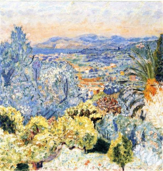 Paysage de la C&ocirc;te d'Azur - Pierre Bonnard