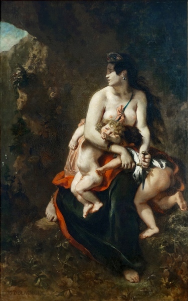 M&eacute;d&eacute;e furieuse - Eug&egrave;ne Delacroix