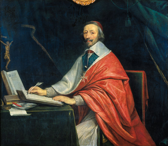 Cardinal de Richelieu &eacute;crivant - Philippe de Champaigne
