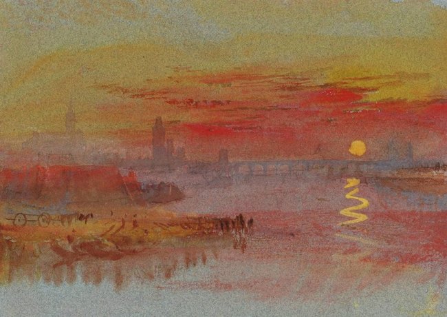 Coucher de soleil &eacute;carlate - William TURNER
