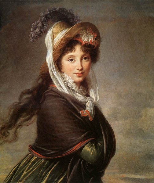 Portrait d'une jeune femme - Elisabeth Vig&eacute;e Le Brun