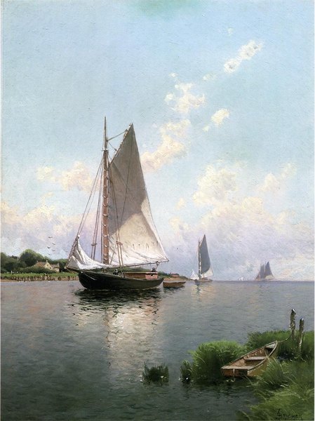 Blue Point Long Island -Alfred Bricher