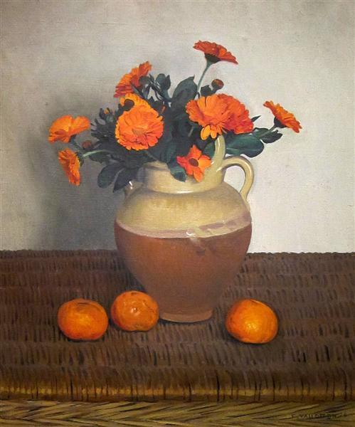 Soucis et mandarines - F&eacute;lix Vallotton