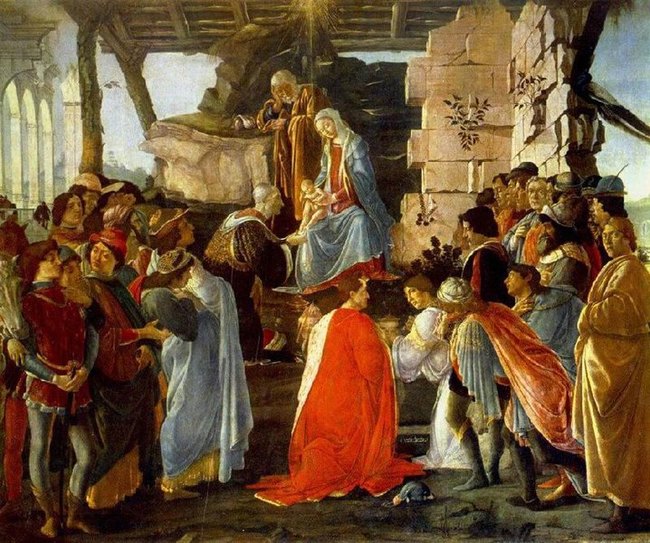 L'adoration des Mages Sandro Botticelli