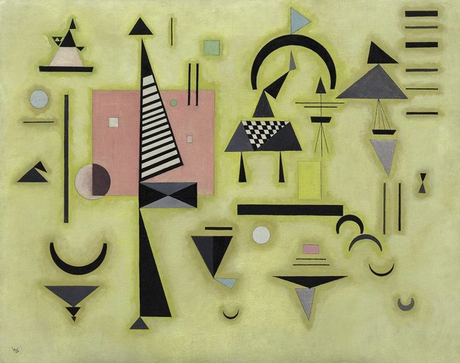 Rose d&eacute;cisif, par Wassily Kandinsky
