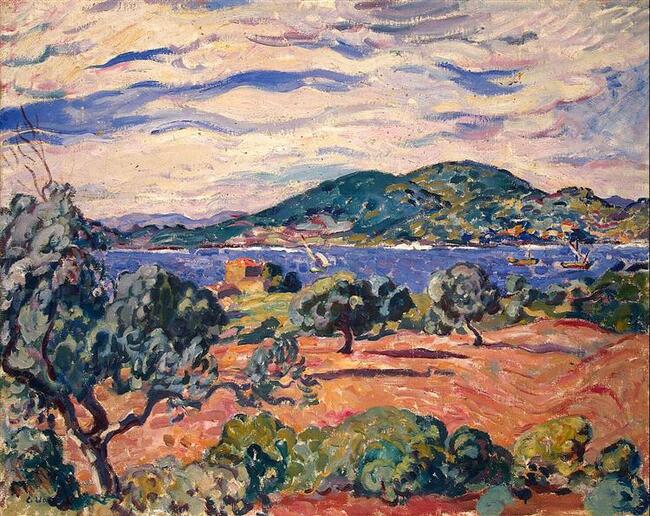 La baie d'Anth&eacute;or (Var) 1906 - Louis Valtat
