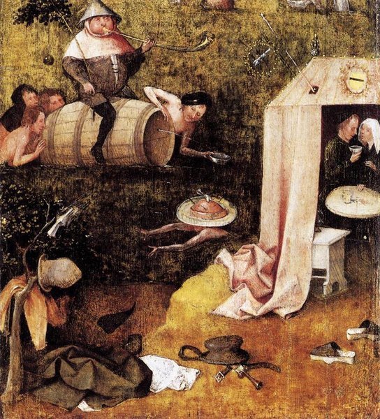 all&eacute;gorie de la gourmandise et de la luxure - Bosch