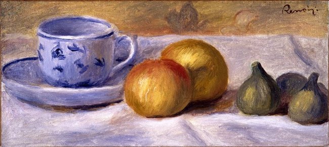 nature morte &agrave; la tasse bleue - Renoir