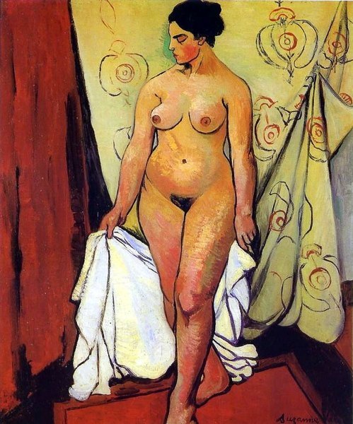 Femme nue &agrave; la draperie - Suzanne Valadon