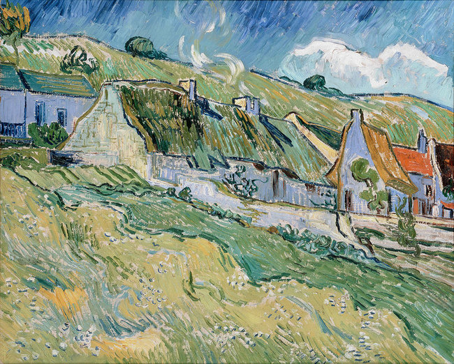 Chaumi&egrave;res &agrave; Auvers sur Oise