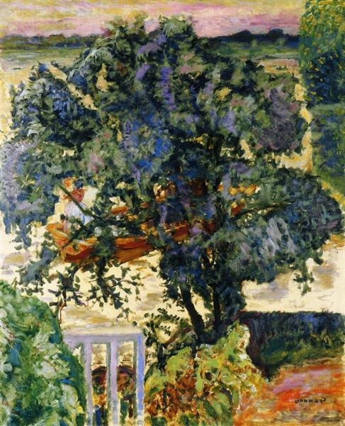 Arbre au bord de la rivière - Pierre Bonnard