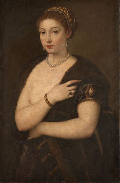 Femme &agrave; la fourrure - Le Titien