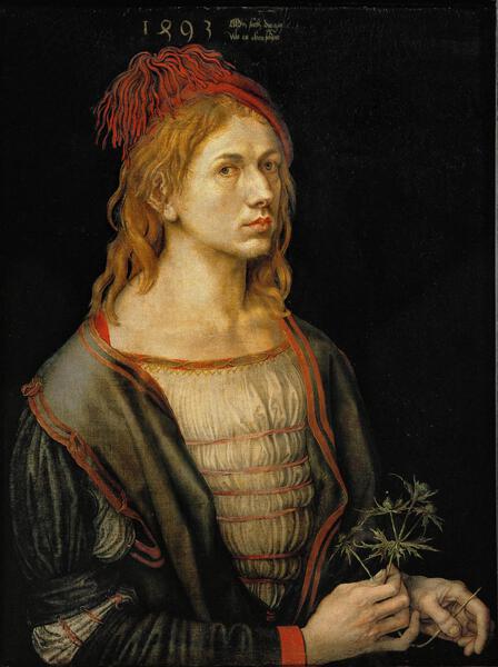 Autoportrait (22 ans)  Albrecht D&uuml;rer