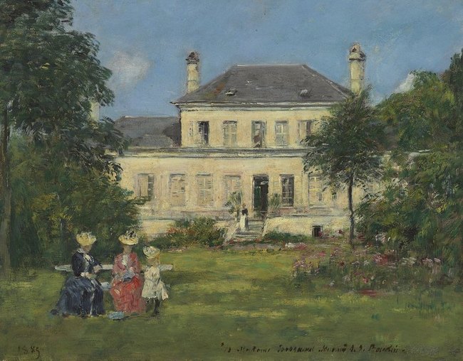 Maison et Jardin du peintre Braquaval - Boudin Eug&egrave;ne