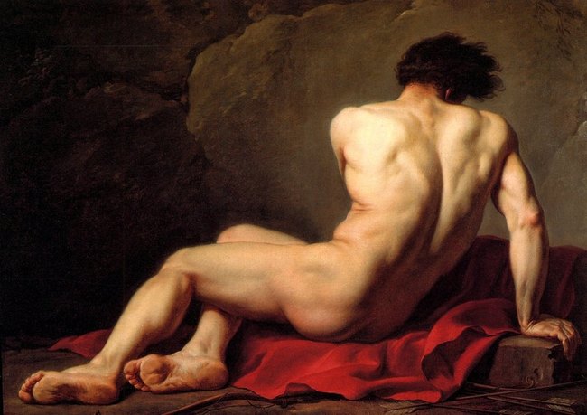 Acad&eacute;mie d'homme dite Patrocle