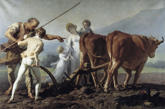 La le&ccedil;on de labourage - Fran&ccedil;ois Andr&eacute; Vincent