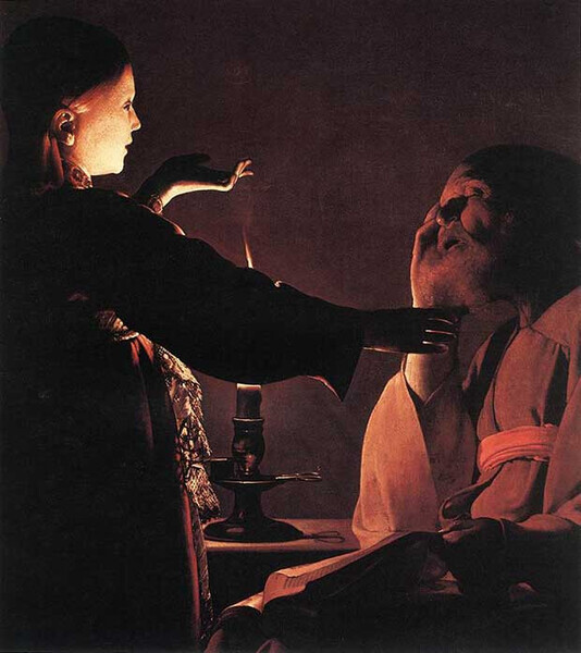 Georges de La Tour, Apparition de l�ange &agrave; saint Joseph