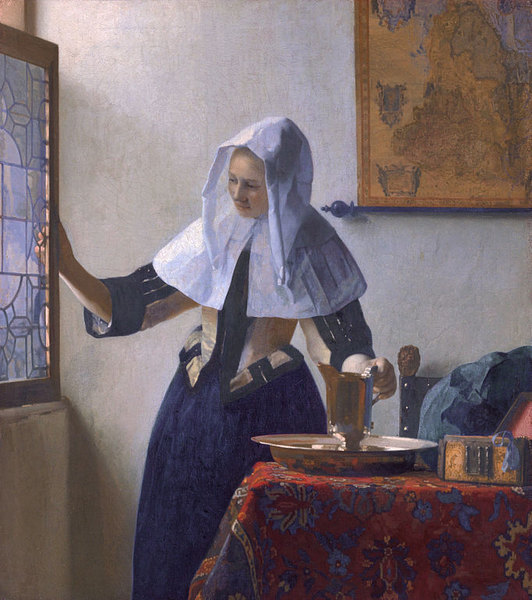Jeune fille &agrave; l'aigui&egrave;re - Jan Vermeer