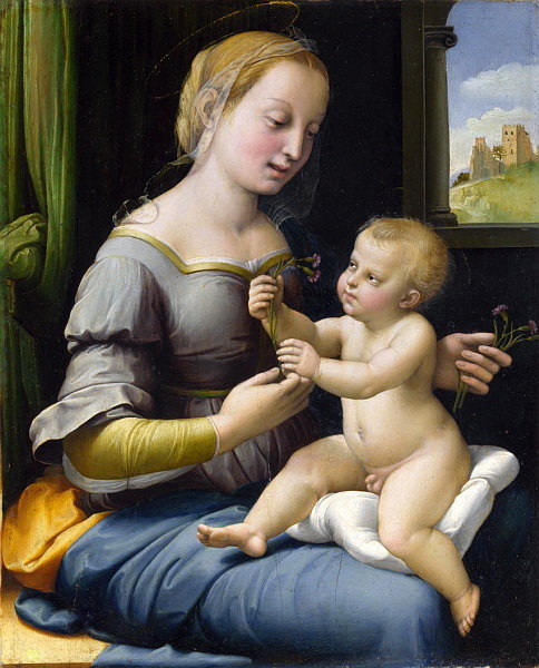 La Madonne aux oeillets - Rapha&euml;l