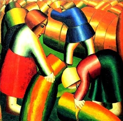 R&eacute;colte du seigle- Casimir Malevitch